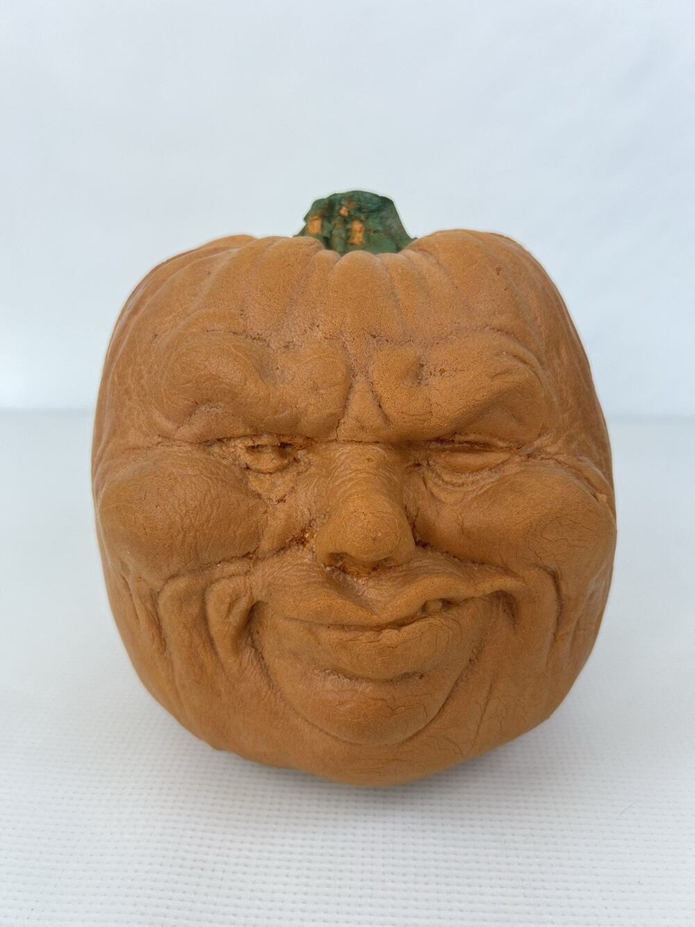 Todd Masters 1980s Jesabell Oh Lantern Pumpkin Foam Face 7" Figure Halloween